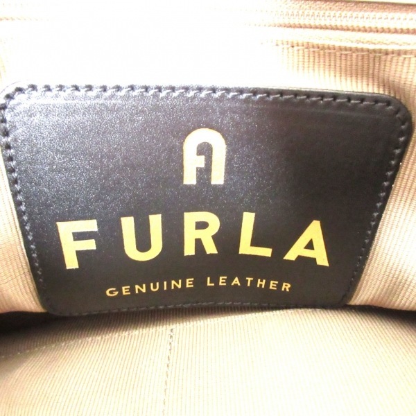 フルラ FURLA トートバッグ ワンダーフルラ レザー グレー 型押し加工 バッグ_画像8