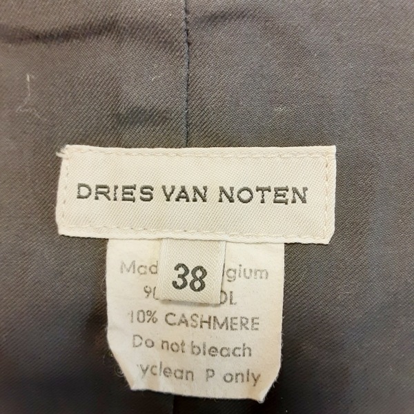 ドリスヴァンノッテン DRIES VAN NOTEN サイズ38 L 黒 レディース 長袖/春・秋物 ジャケット_画像3