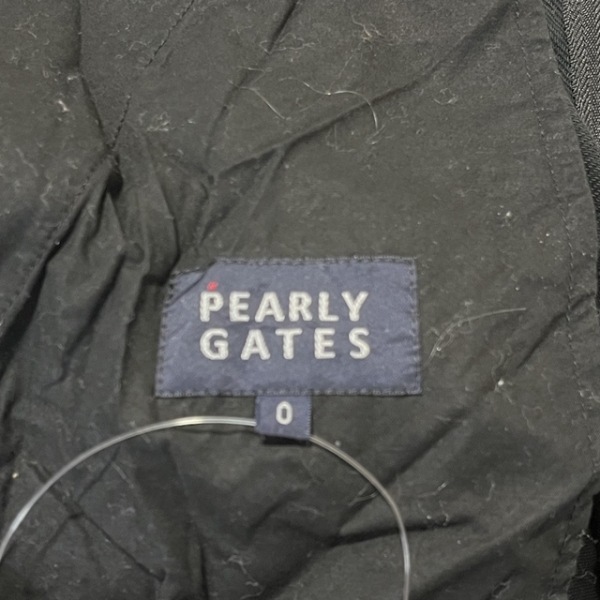 パーリーゲイツ PEARLY GATES パンツ サイズO - 黒 レディース フルレングス ボトムス_画像3