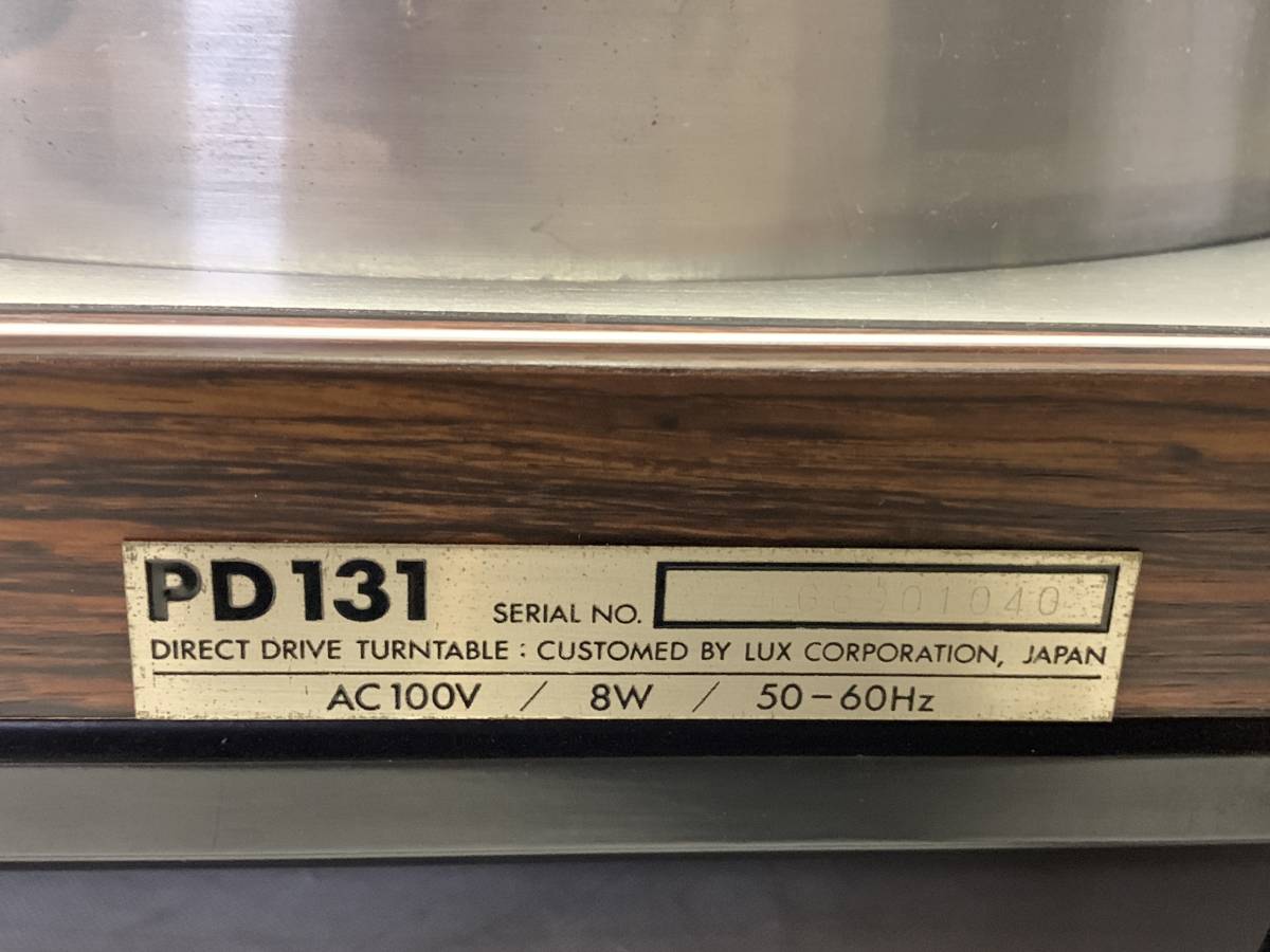 [ used turntable beautiful ]LUXMAN PD131+SME 3009+EMPIRE 4000D/Ⅱ+Ortofon shell 