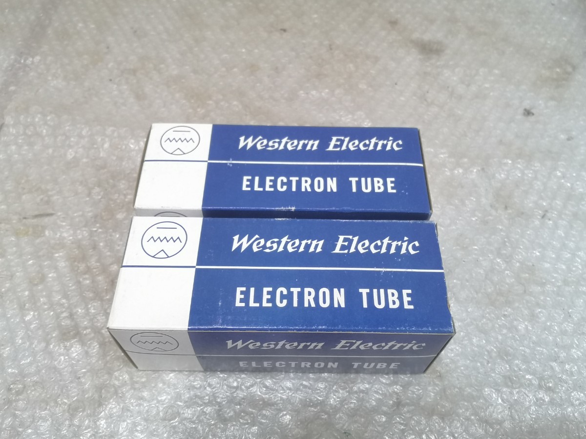 [ junk treatment vacuum tube 2 piece set origin box attaching ] Western Electric 300B