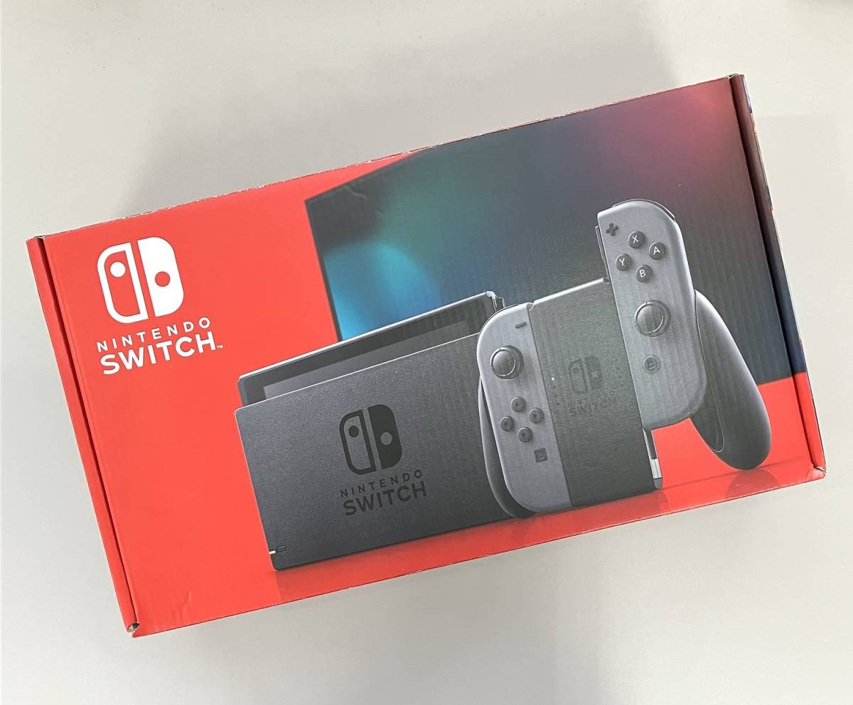 中古 美品】任天堂 バッテリー強化版 Nintendo Switch グレー HAD-S