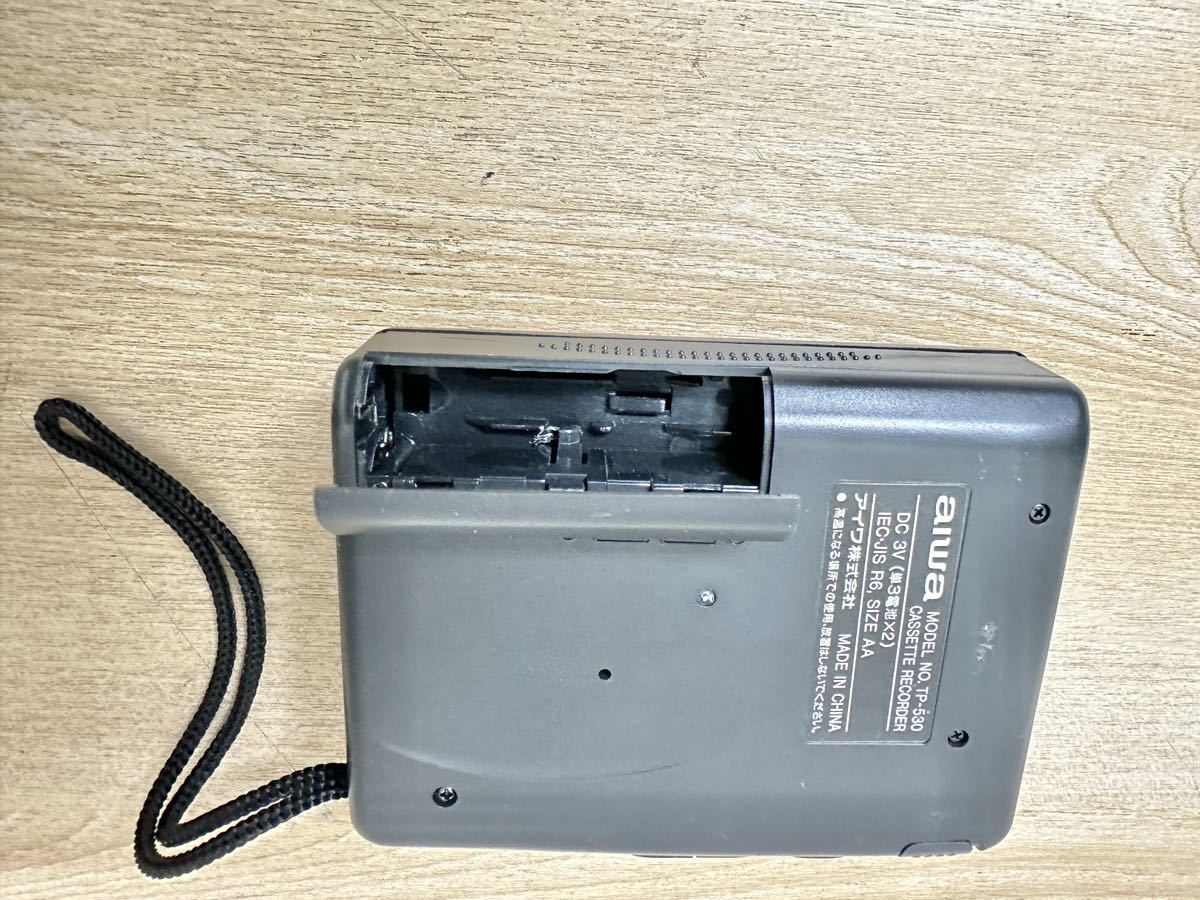 A512 aiwa TP-530 カセットテープレコーダー 自動録音機能 SLSS搭載_画像6
