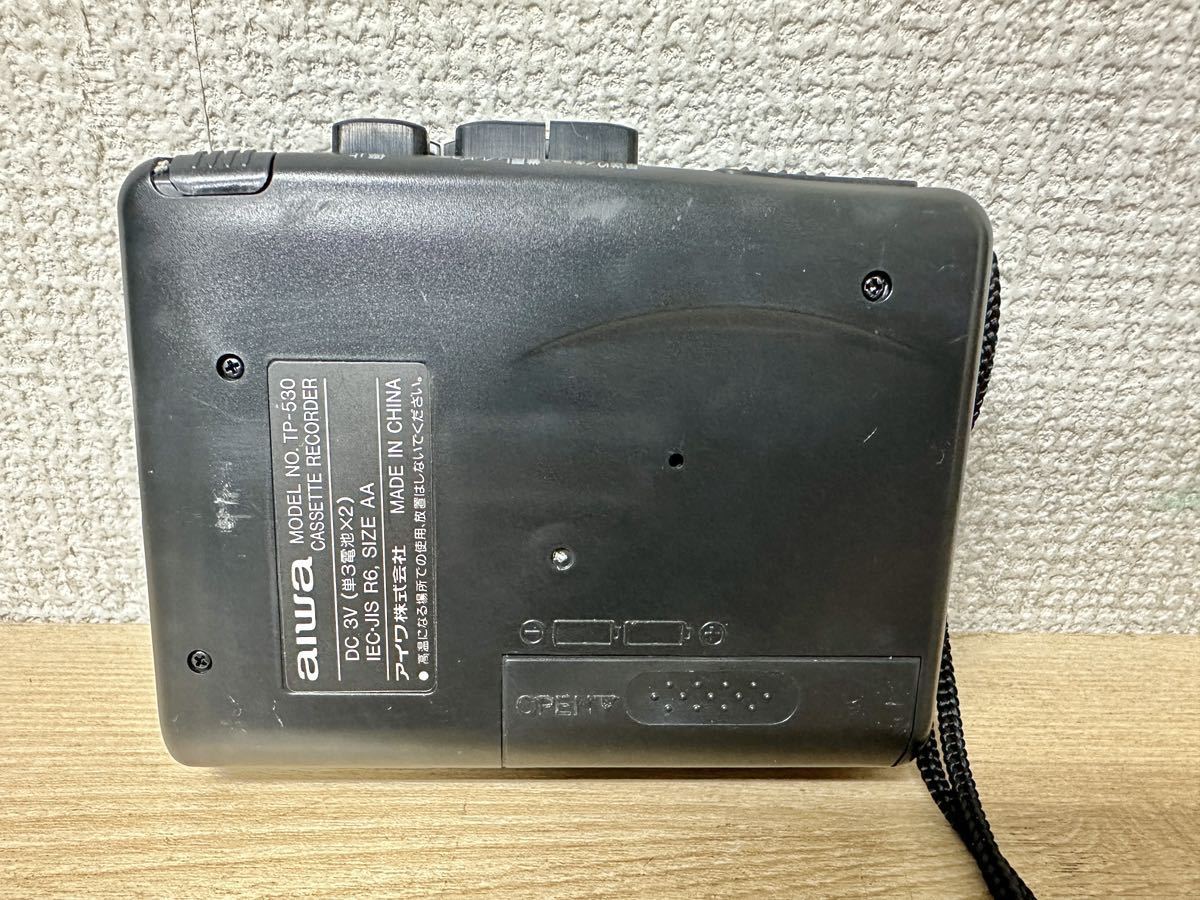 A512 aiwa TP-530 カセットテープレコーダー 自動録音機能 SLSS搭載_画像2