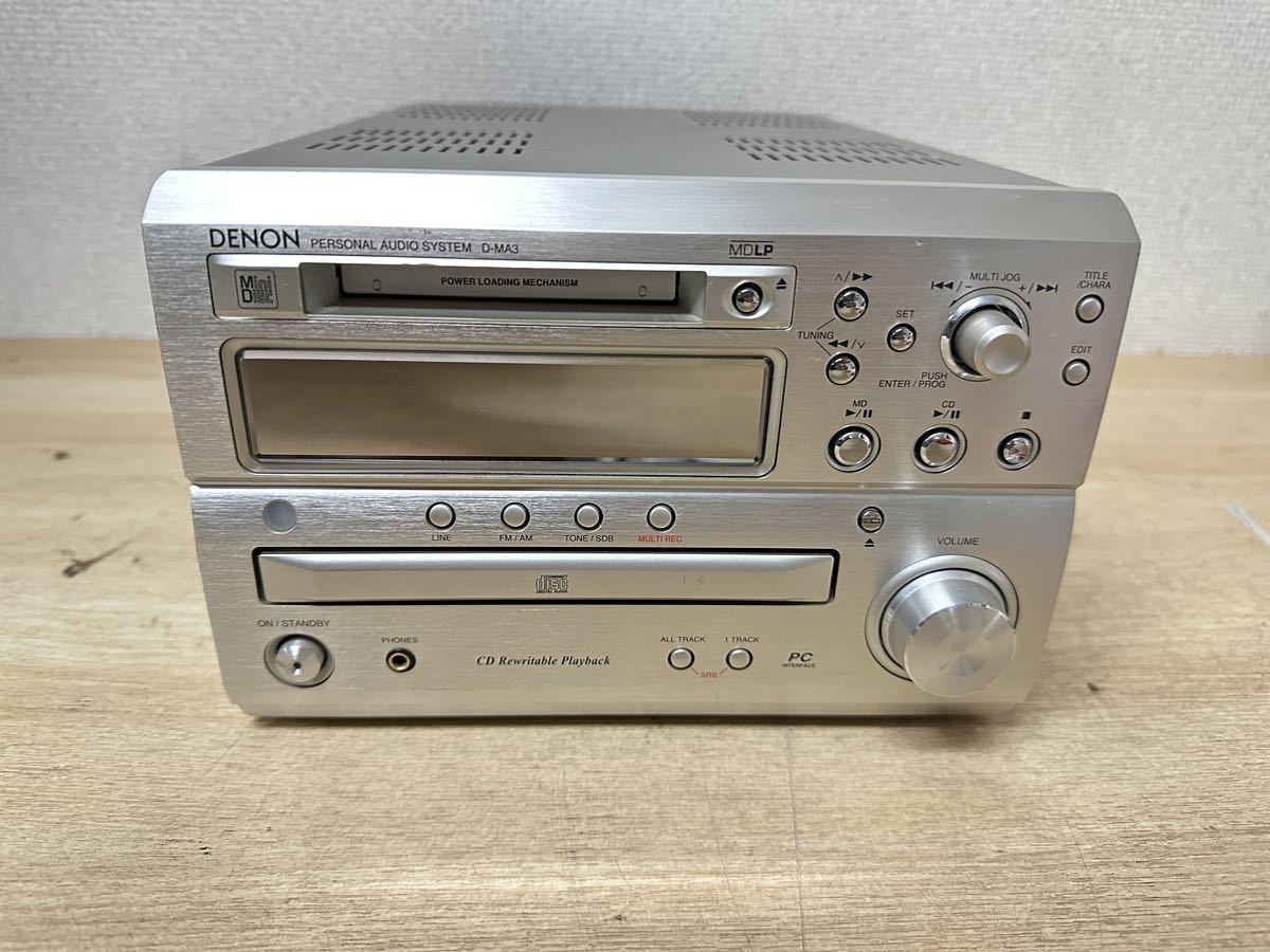 Yahoo!オークション - A558 DENON デノン ミニコンポ D-MA3 04...