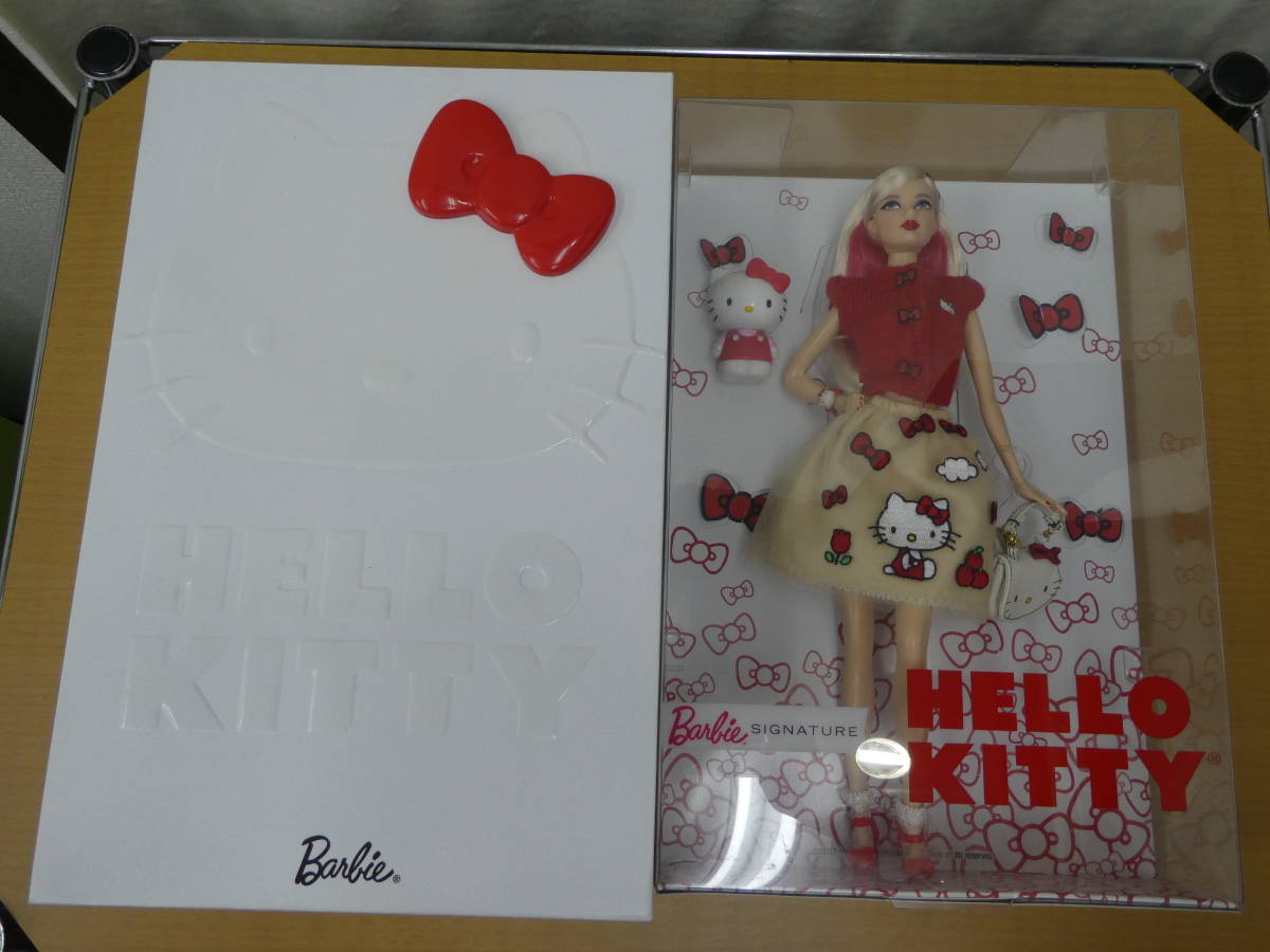 ☆ バービー ハローキティ Barbie Hello Kitty DWF58 人形 未開封 保管品 1円スタート ☆_画像1