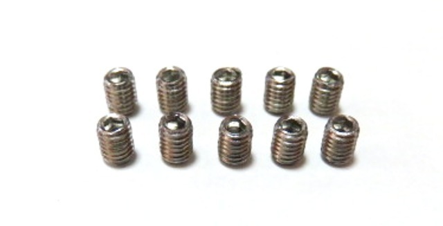  free shipping M3 × 3mm made of stainless steel imo screw 10 piece set horn low set screw hexagon socket set screw 1/16RC tank 1/10RC car 