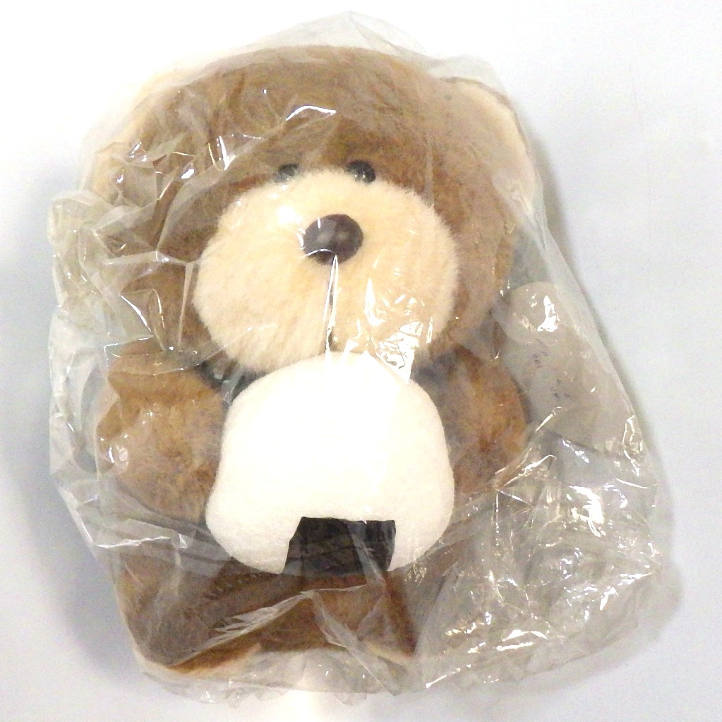 * beautiful goods * rare!* rare *..... bear ji low soft toy honey to chair tag attaching Showa Retro that time thing fancy made in Japan 