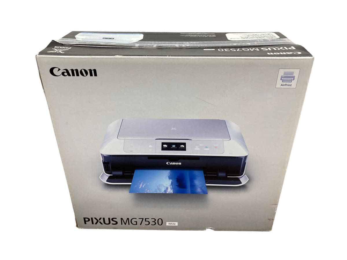 【新品未使用品】Canon キャノン プリンター PIXUS　MG7530 インクジェットプリンター ホワイト_画像2