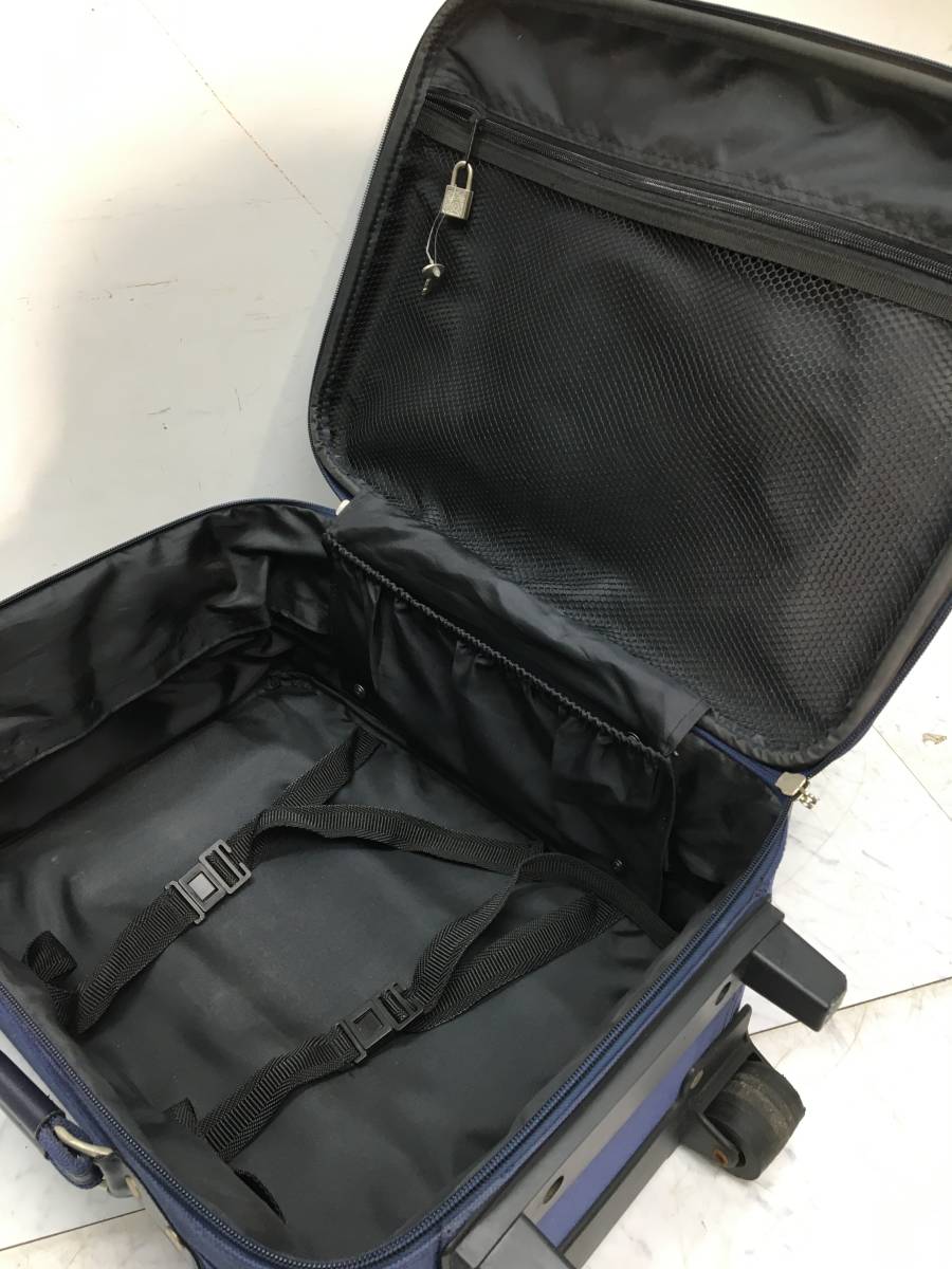 バッグ　16　★コンパクト　小さめ 　スーツケース/キャリーケース/キャリーバッグ　ネイビー_画像5