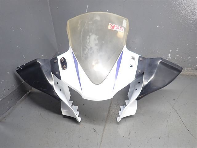 βEK01-4 ホンダ CBR125R JC50 (H25年式) 動画有 純正 フロントアッパーカウル 破損無し！の画像1