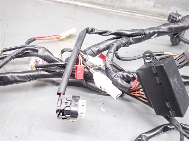 βEK02-4 ヤマハ マジェスティ125FI LPRSE27108A (H20年式) 動画有 純正 メインハーネス 配線 断線無し！_画像5