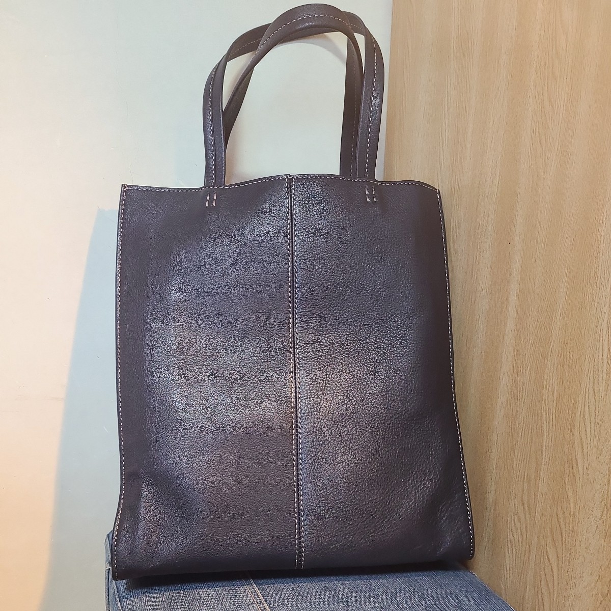 限定 土屋鞄 Leather Btote bag レザー トートバッグ_画像1