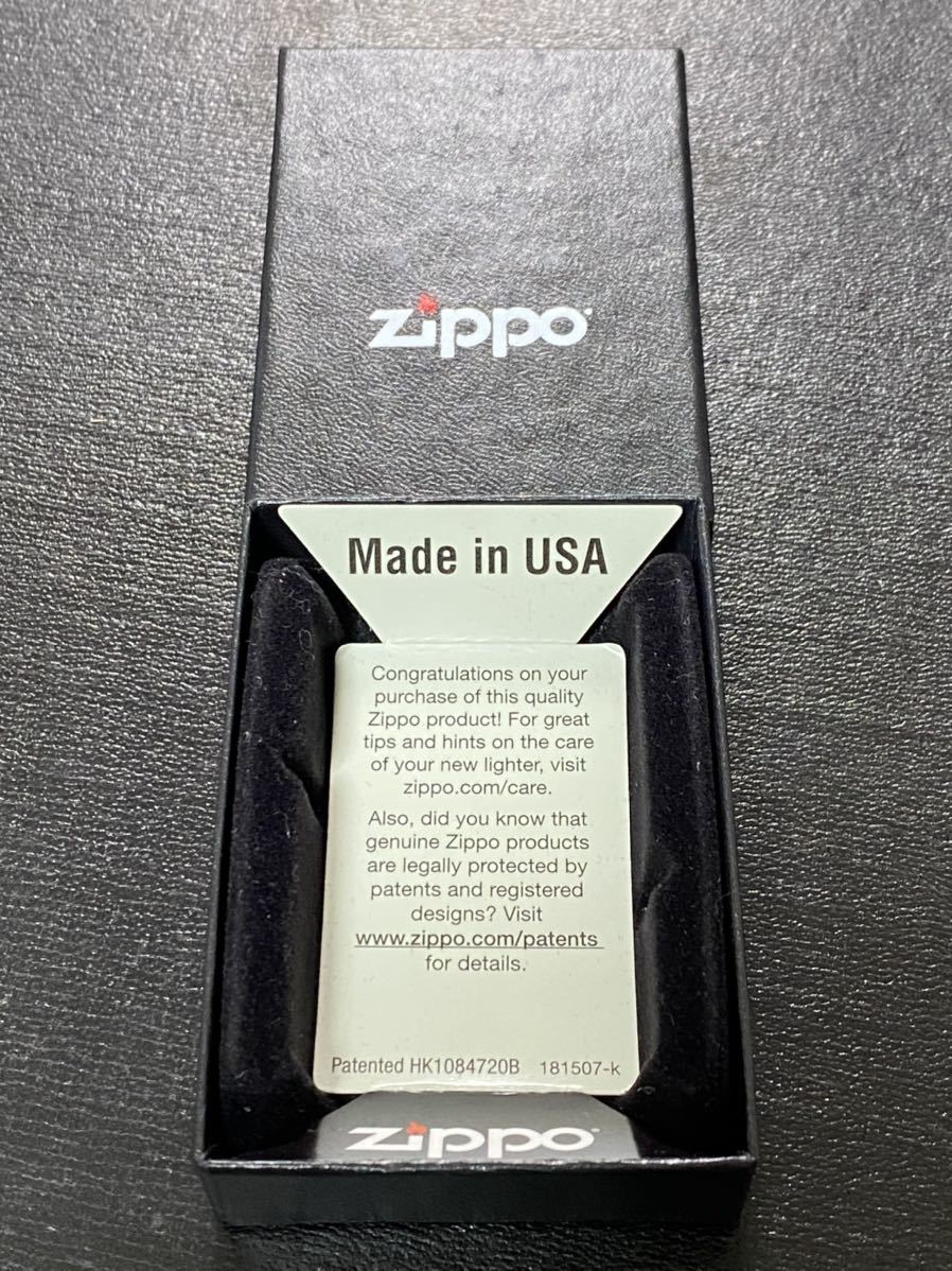 zippo ジャグラー ツノッチ 立体メタル レインボーチタン 特殊加工 希少モデル 2022年製 GO GO CHANCE JUGGLER ケース 保証書付き_画像8