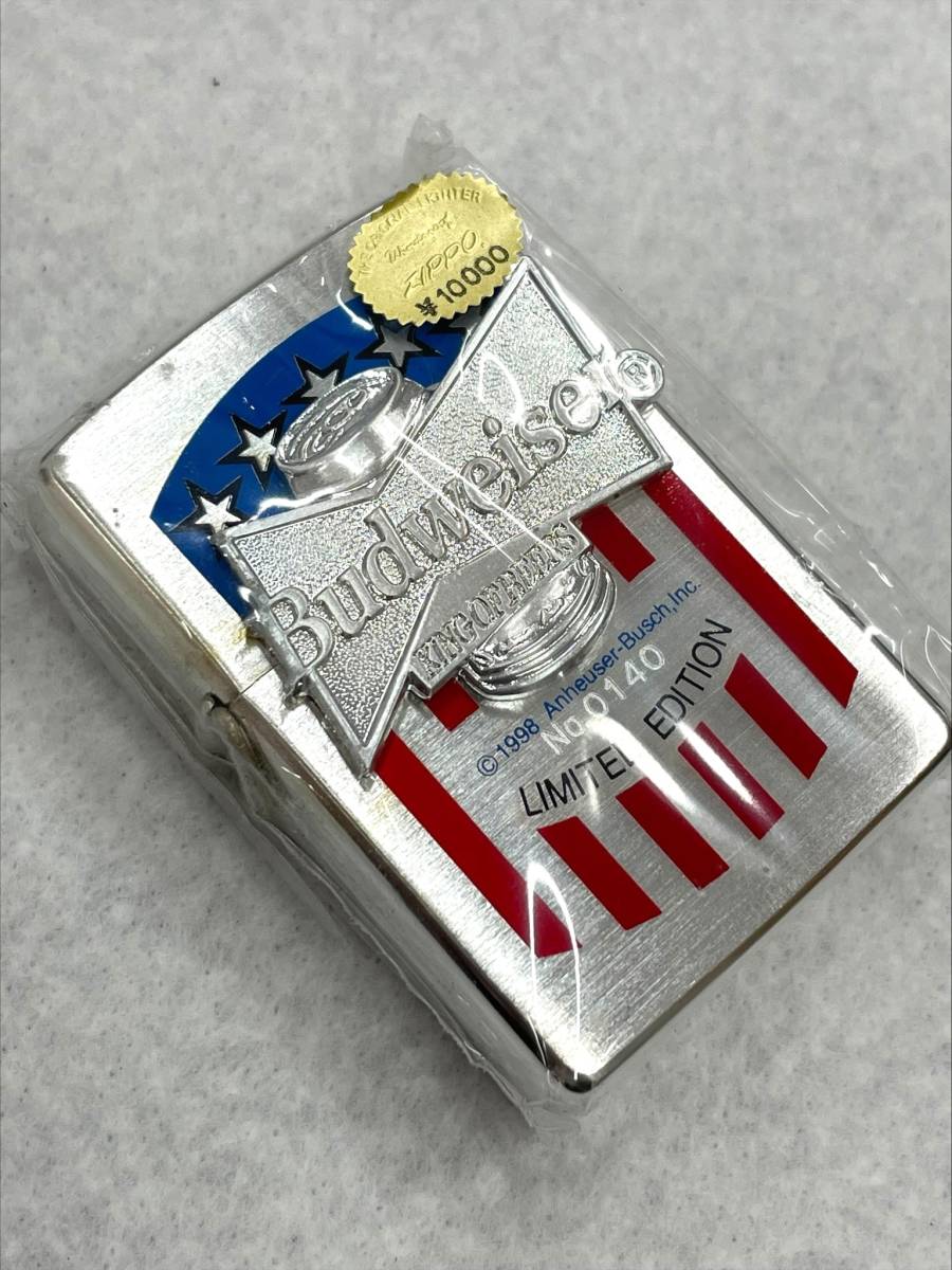 #6285F ZIPPO ジッポ Budweiser LIMITED EDITION バドワイザー No. 0140 限定品 /ライター 着火未確認 喫煙グッズ_画像5