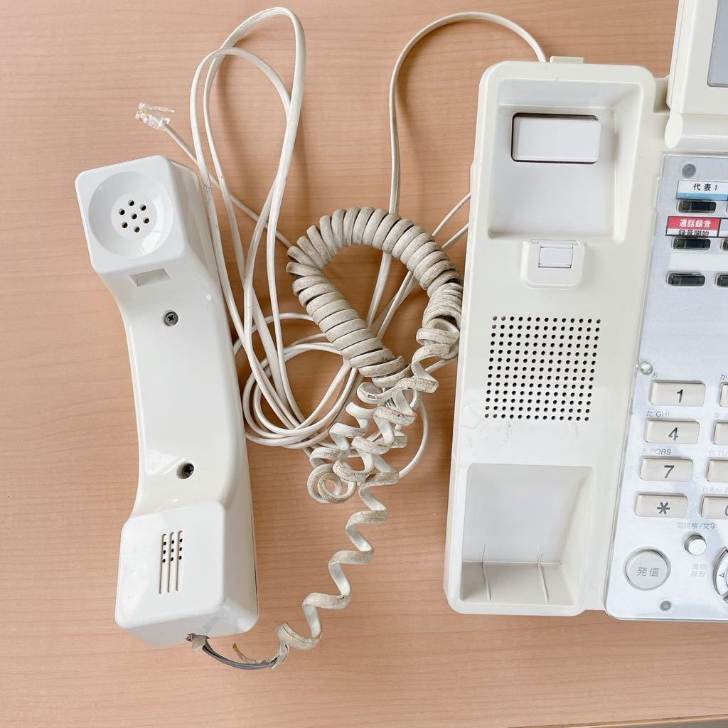 【中古品】岩電IWATSU オフィス電話機 電話機 ホワイト NR-18KT_画像4