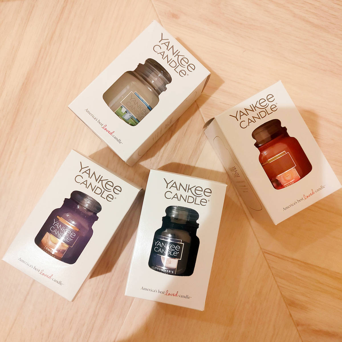 送無★美品4個セット★ヤンキーキャンドル S YANKEE CANDLE フレグランスキャンドル_画像1