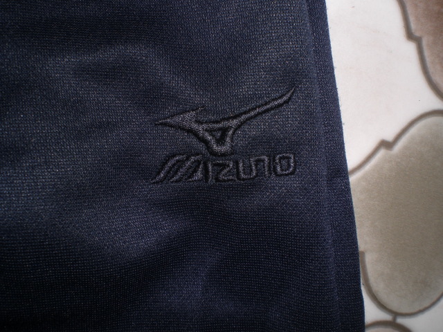 MIZUNOミズノ　レディースジャージパンツ　下　ワイドパンツ風　紺L_画像5