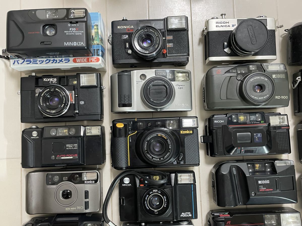 ジャンク扱い フィルムカメラ まとめ 大量 FUJICA Canon Konica