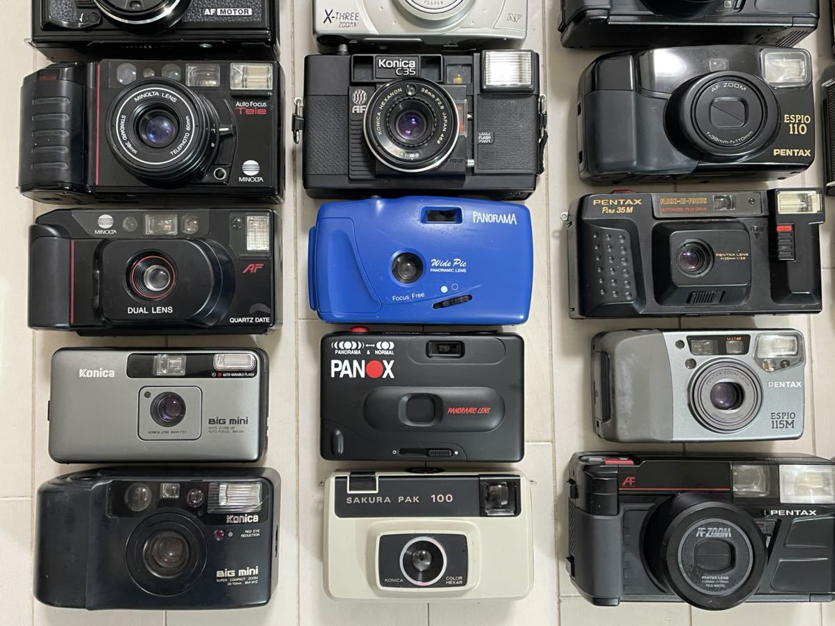 ジャンク扱い フィルムカメラ まとめ 大量 FUJICA Canon Konica