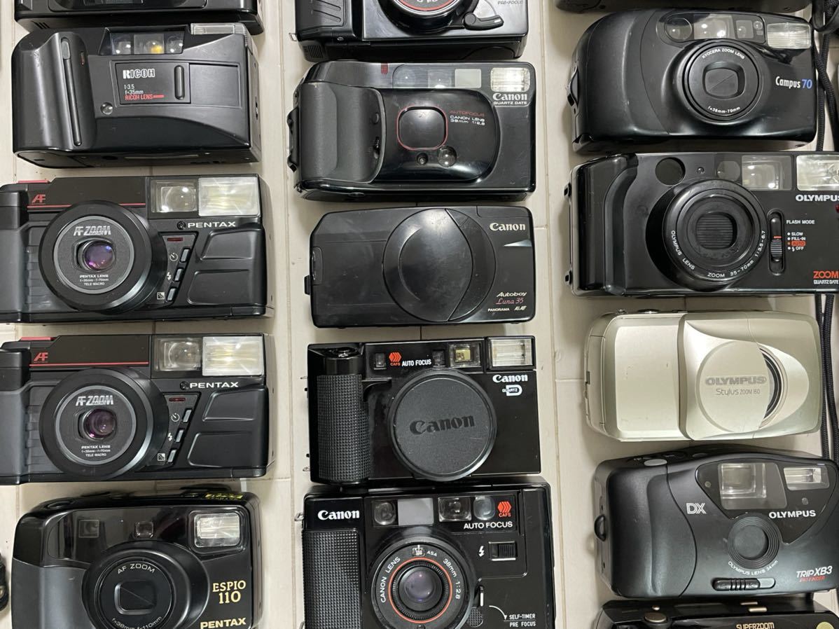 ジャンク扱い フィルムカメラ まとめ 大量 FUJICA Canon Konica