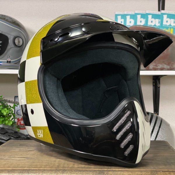 ★BELL Moto-3 Atwyld Orbit ベル モト3 復刻版 オフロードヘルメット ブラック&オフホワイト/M 輸入品 安心の即納ですの画像3