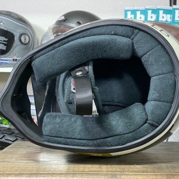 ★BELL Moto-3 Atwyld Orbit ベル モト3 復刻版 オフロードヘルメット ブラック&オフホワイト/M 輸入品 安心の即納ですの画像8