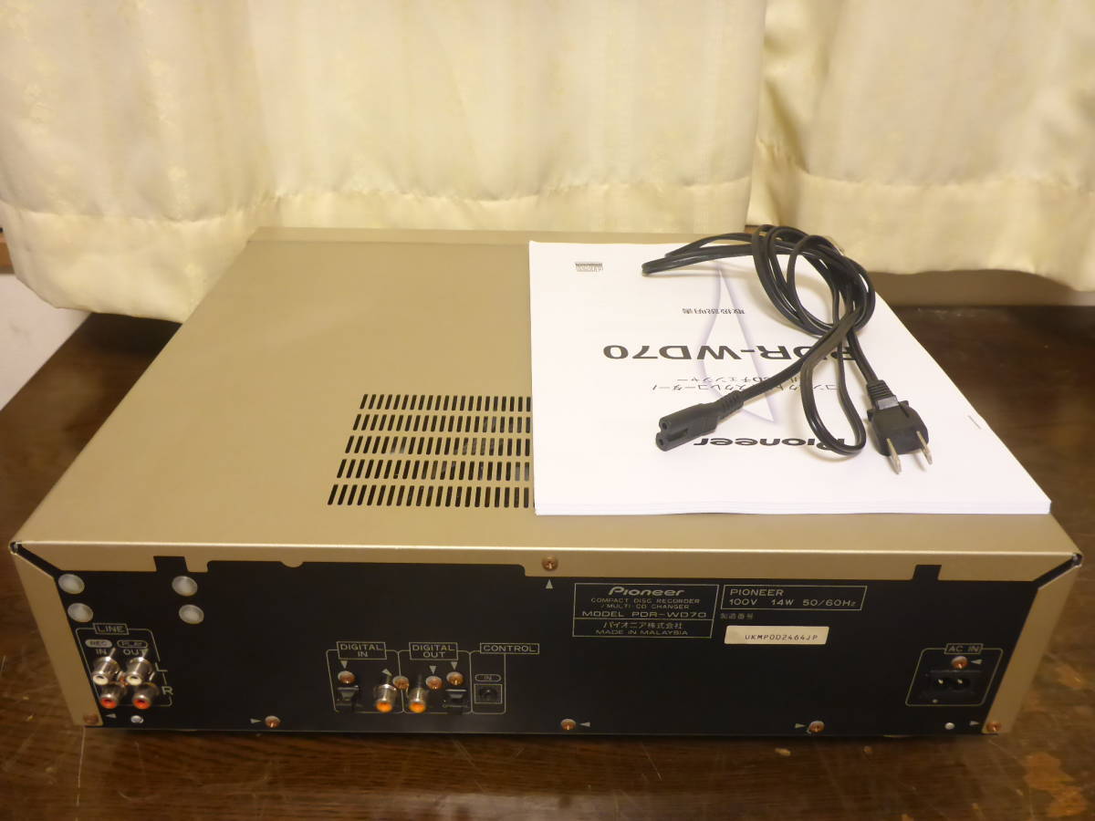 先鋒Pioneer PDR-WD70 CD錄像機更換器 原文:パイオニア　Pioneer PDR-WD70 CDレコーダーチェンジャー