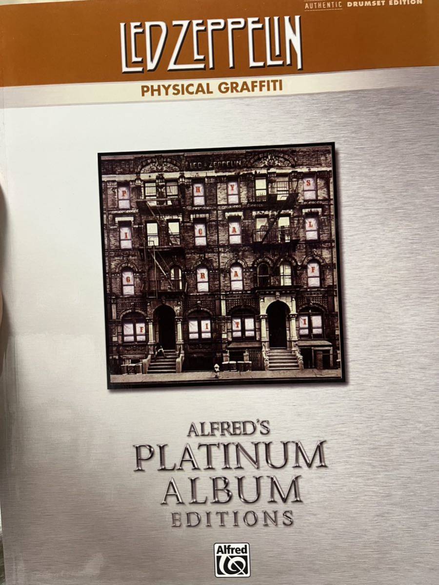 Led Zeppelin ドラムスコア / Physical Graffiti Alfred’s Platinum Album Editions 送料無料_画像1