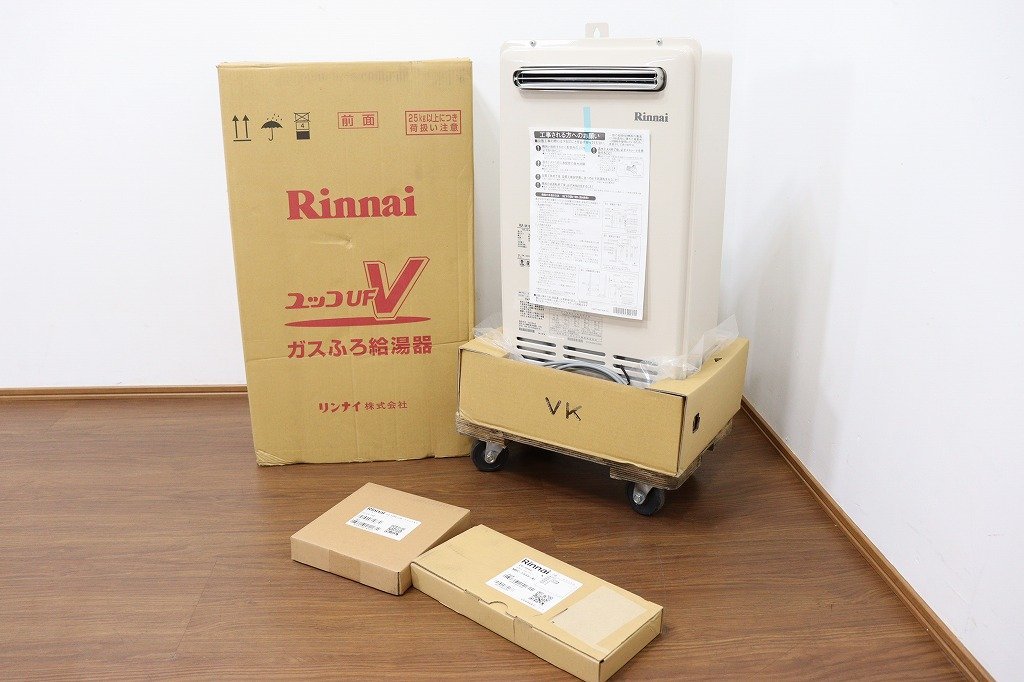 新品◆S1342◆Rinnai/リンナイ◆ガスふろ給湯器◆都市ガス◆2022年◆リモコン・ケーブル付◆ユッコUFV◆RUF-VK1610SABOX(B)_画像1