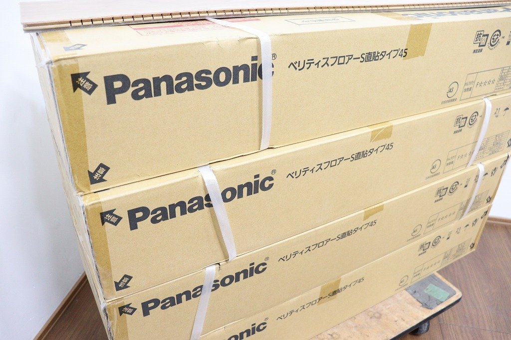 新品◆S2619◆Panasonic◆床◆フローリング◆4ケース◆1ケース24枚入(3.16m2)◆カームチェリー柄◆ベリティスフロアーS直貼タイプ45_画像6