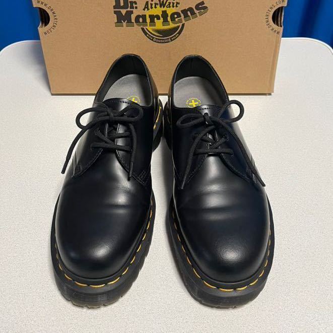 Dr.Martens 1461 BEX/ドクターマーチン 1461 ベックス UK8 黒 箱付き インソールサイズ調整 26.5cm_画像2