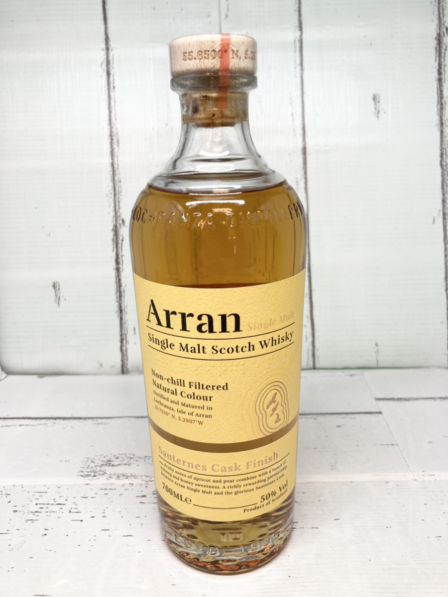 ☆GOL☆アラン シングルモルト ソーテルヌカスク Arran Single Malt Sauternes Cask 700ml 50% 未開栓_画像2