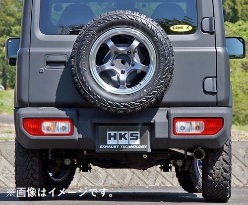 自動車関連業者直送限定 HKS リーガル マフラー SUZUKI ジムニー JB64W R06A(TURBO) ジムニーシエラ JB74WG K15B (31013-AS020)_画像1