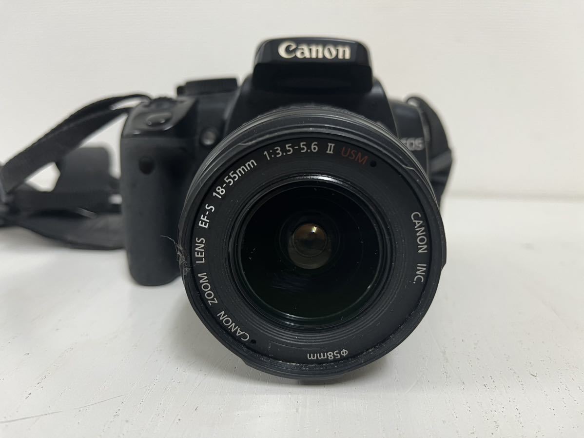 10h Canon キャノンEOS X X5 一眼レフカメラ EOS Kiss Digital EF-S 18-55mm 1:3.5-5.6 Ⅱ USM _画像2