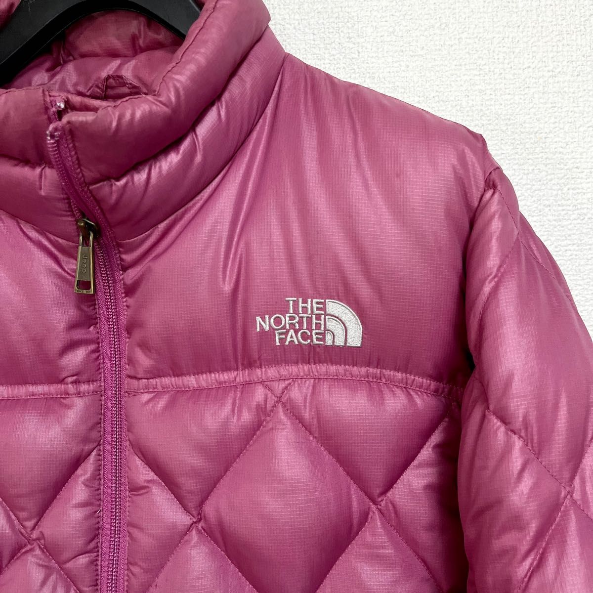 人気希少 ノースフェイス キルティングダウンジャケット 600フィル レディースL THE NORTH FACE グースダウン