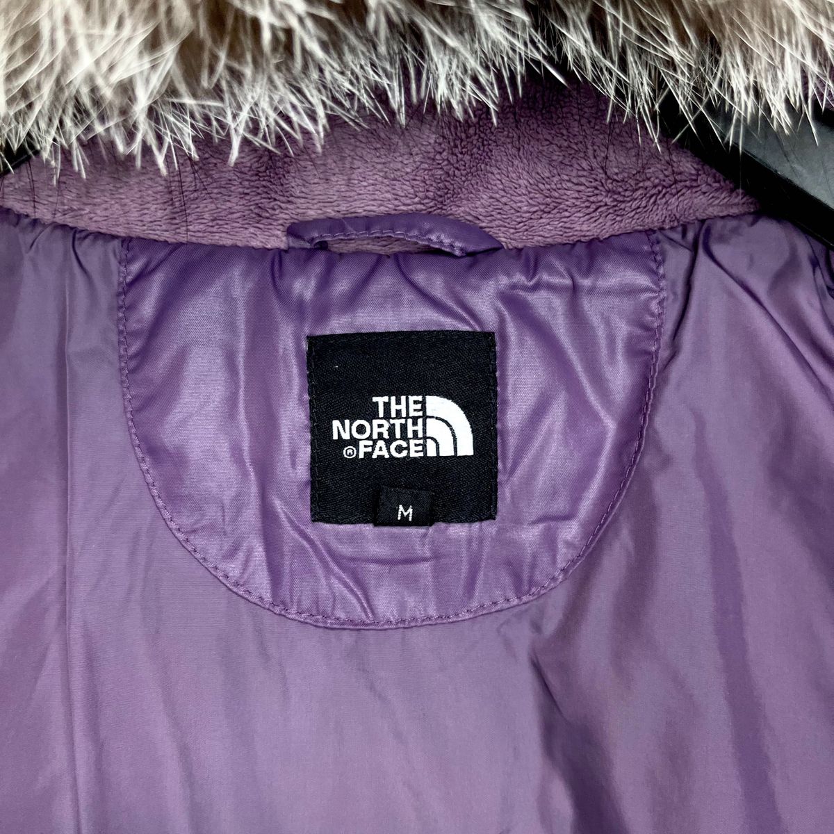 人気希少 ノースフェイス ダウンジャケット レディースM フード着脱可 600フィル THE NORTH FACE ファー