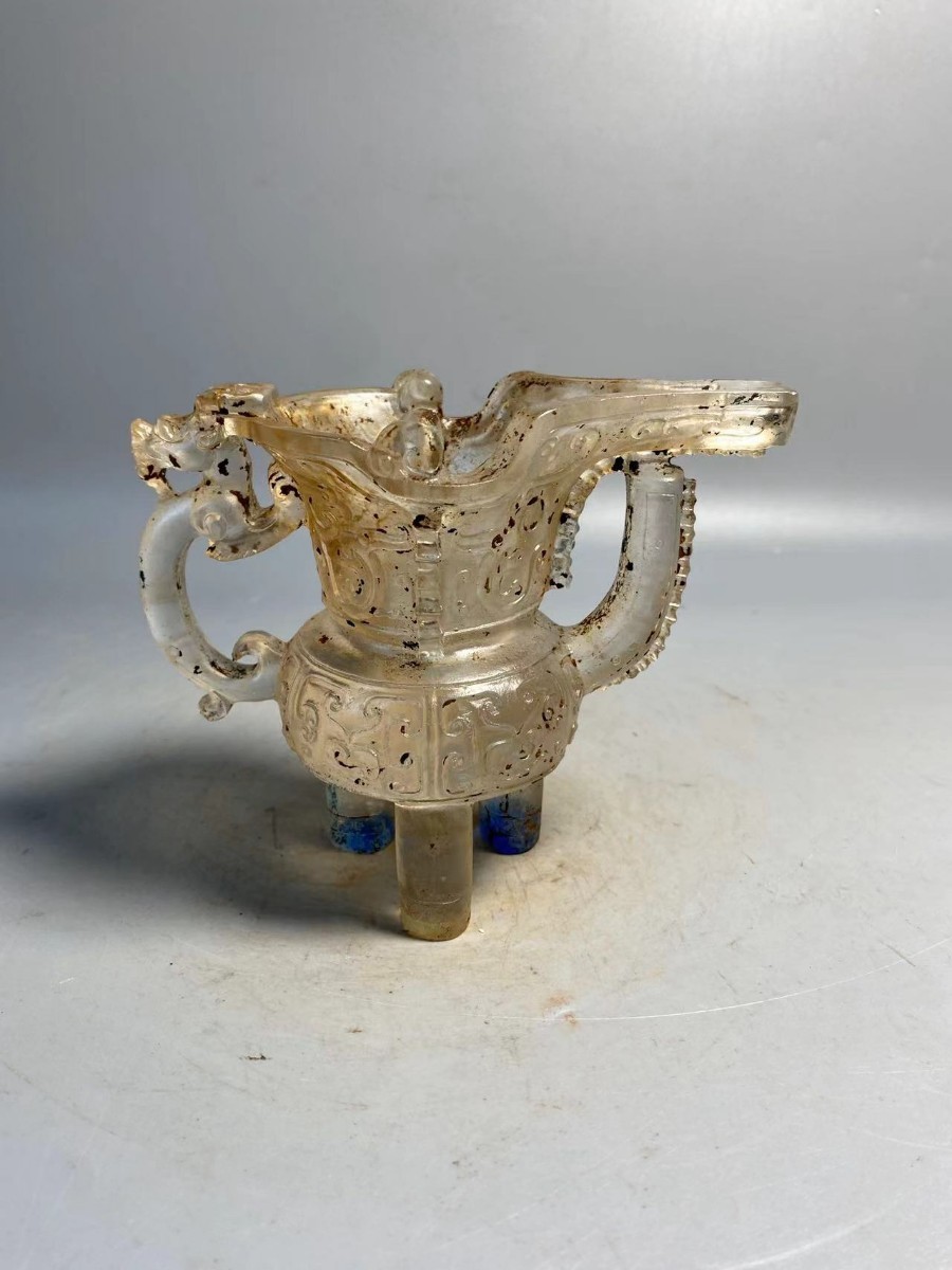旧家蔵出 水晶 瑪瑙 翡翠 和田玉 古置物 骨董品 時代唐物 中国美術