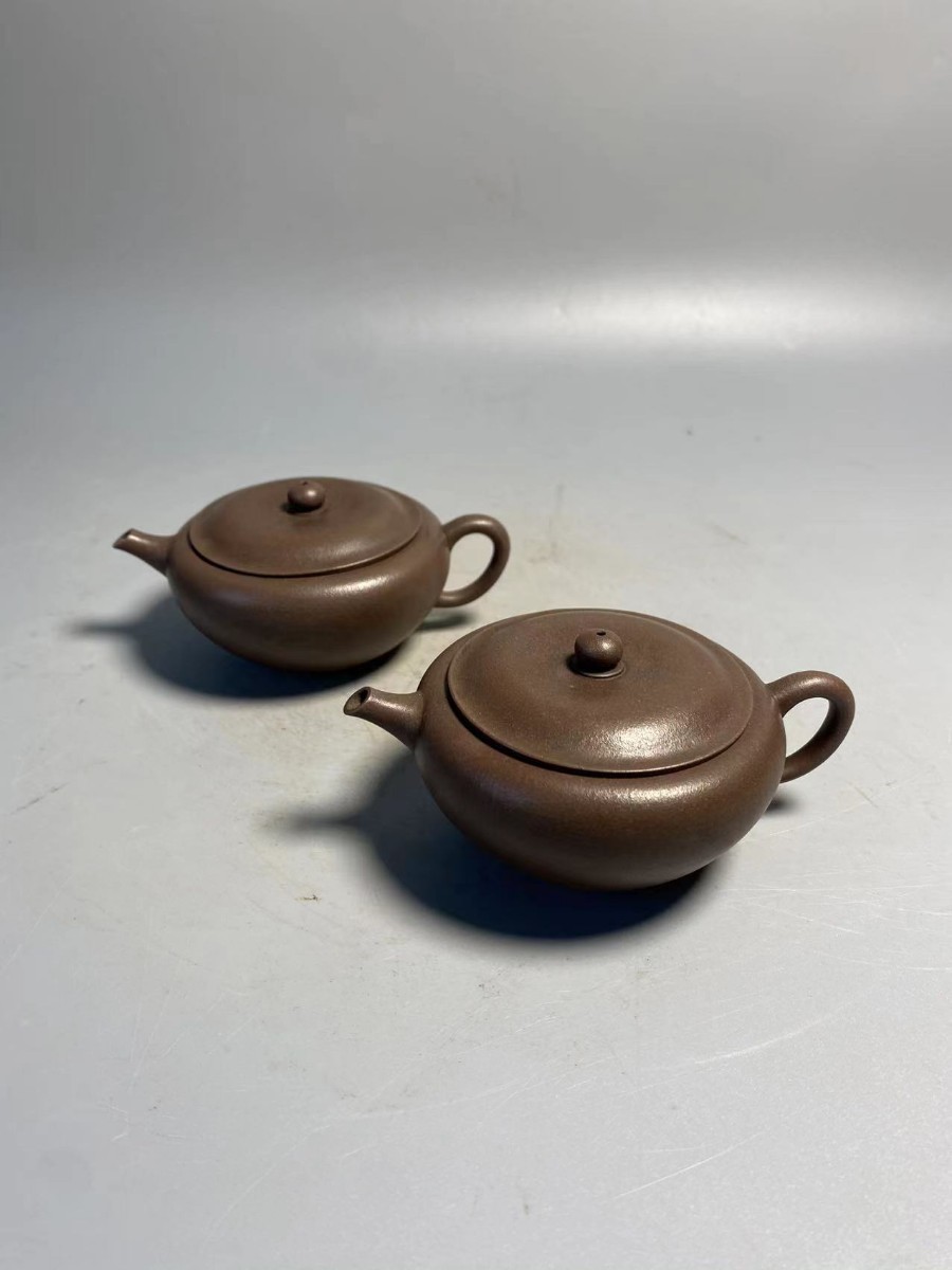 旧家蔵出 清時代 陶磁器 朱泥 紫泥 白泥 急須 唐物 茶道具 煎茶道具 中国宜興 紫砂 中国美術 中国古玩 _画像1