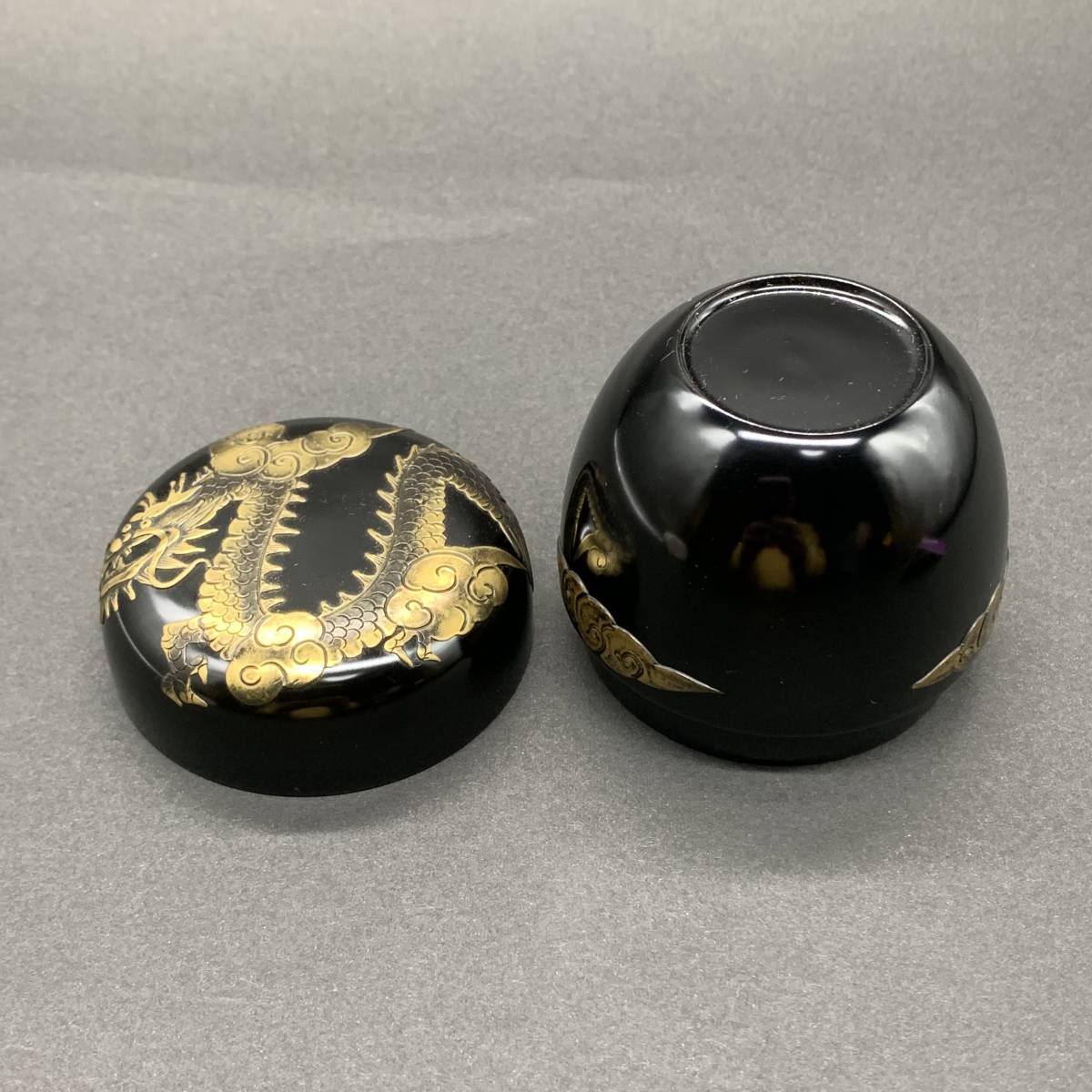 茶道具　棗　龍　沖縄　琉球漆器　箱入　_画像6