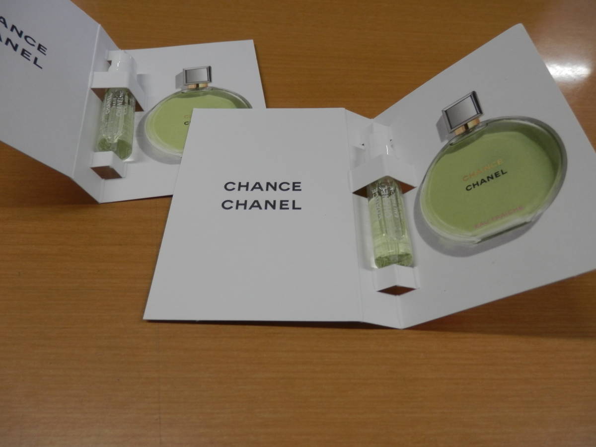 CHANEL シャネル チャンス オーフレッシュ　オードゥ パルファム 1.5ml 2個セット ヴァポリザター フレグランス 香水【A60】_画像3