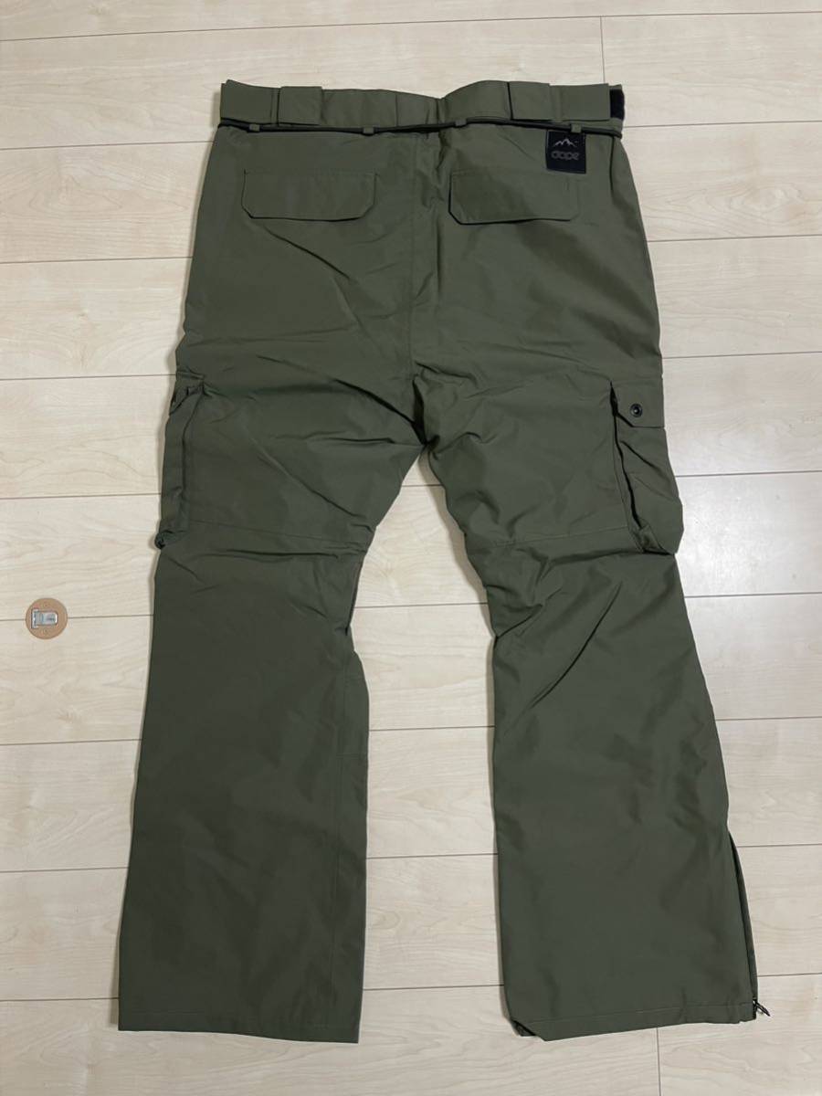 新品未使用 海外注目ブランド【DOPE SNOW】 スノーウェア スノーボード Iconicパンツ PANT XL Olive Green カーキ ミリタリー 国内発送_画像8