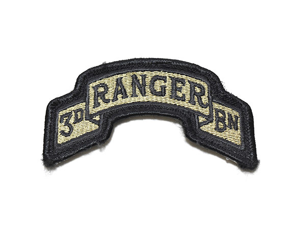 米軍実物 ARMY 陸軍 75th Ranger Regiment 3rd battalion レンジャー パッチ ワッペン OCP/マルチカム G015_画像1