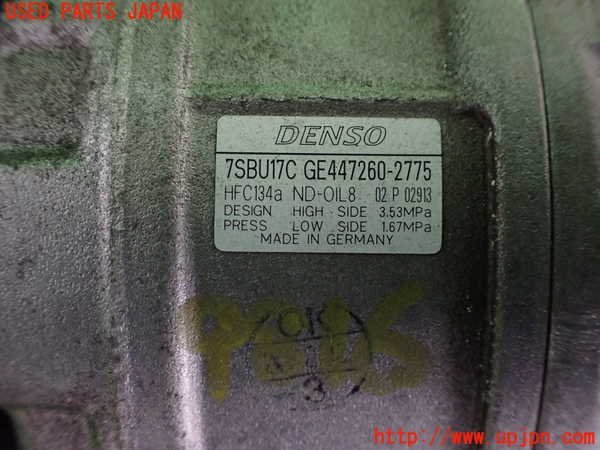 2UPJ-98166025]BMW M5(FV44M)エアコンコンプレッサー 中古_画像3