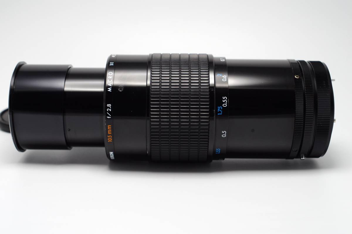 【美品 希少】Canon FD Kino Precision Japan Kiron 105mm f/2.8 Macro 1:1 MC キノ精密工業 キロン 日本製 等倍 マクロ f2,8_画像4