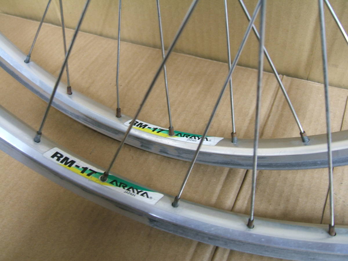 中古 26インチMTB車用前後ホイール ７速 26ｘ1.50 SHIMANO/ARAYA　007_画像3