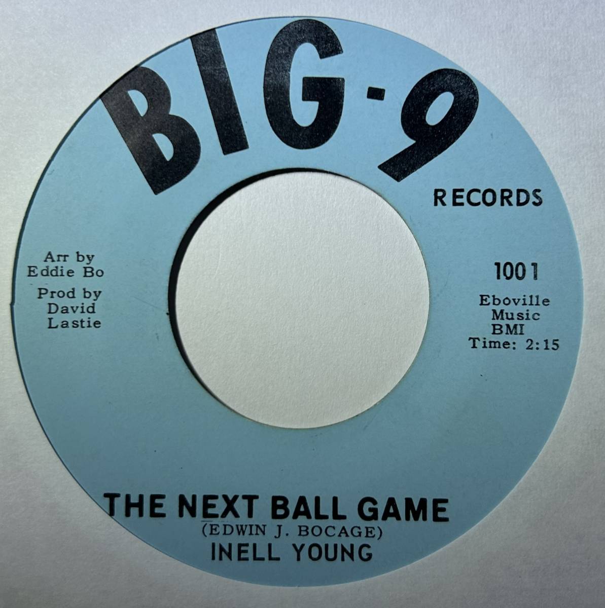 Inell Young [The Next Ball Game / Part Of The Game] funk45 soul45 deep funk 7 -inch 