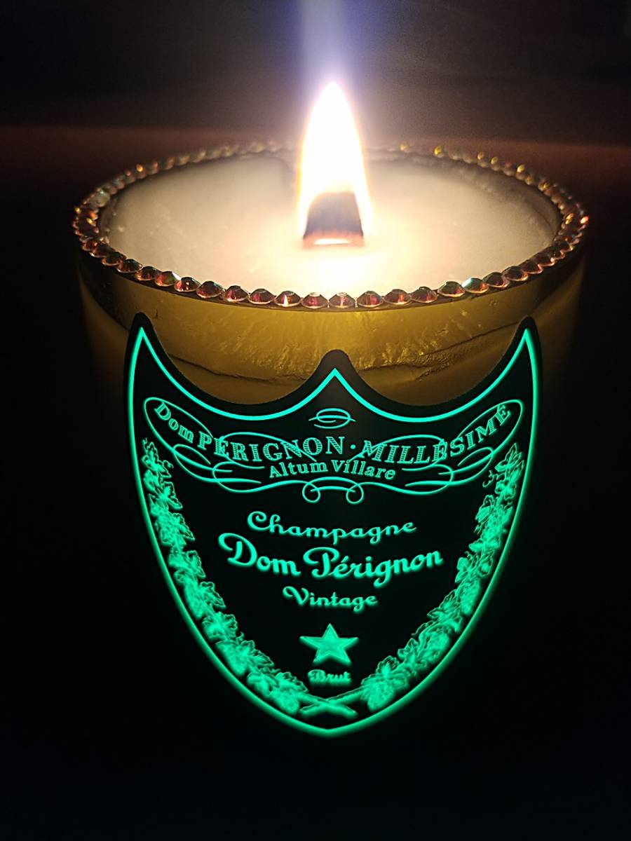 [ ручная работа ] шампанское свеча Don Perignon ruminas белый люминесценция Don peli релаксация .. вечеринка Рождество праздник память день 