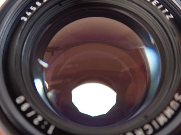 LEICA ライカ LEITZ SUMMICRON-M ズミクロン 1:2/90 カメラ レンズのみ キャップ フィルター付き_画像6