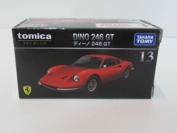 トミカプレミアム 13 ディーノ 246 GT DINO TOMICA PREMIUM タカラトミー ミニカー 車 新品未使用_A2-231115M22